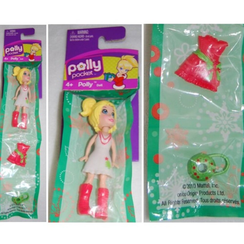 NWT Mattel Polly Pocket, Polly Doll, Age 4+